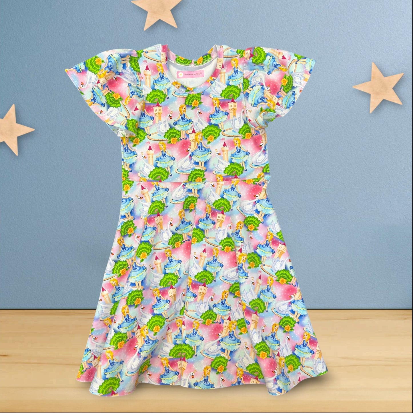 Princess & Swan Dress - Size 7