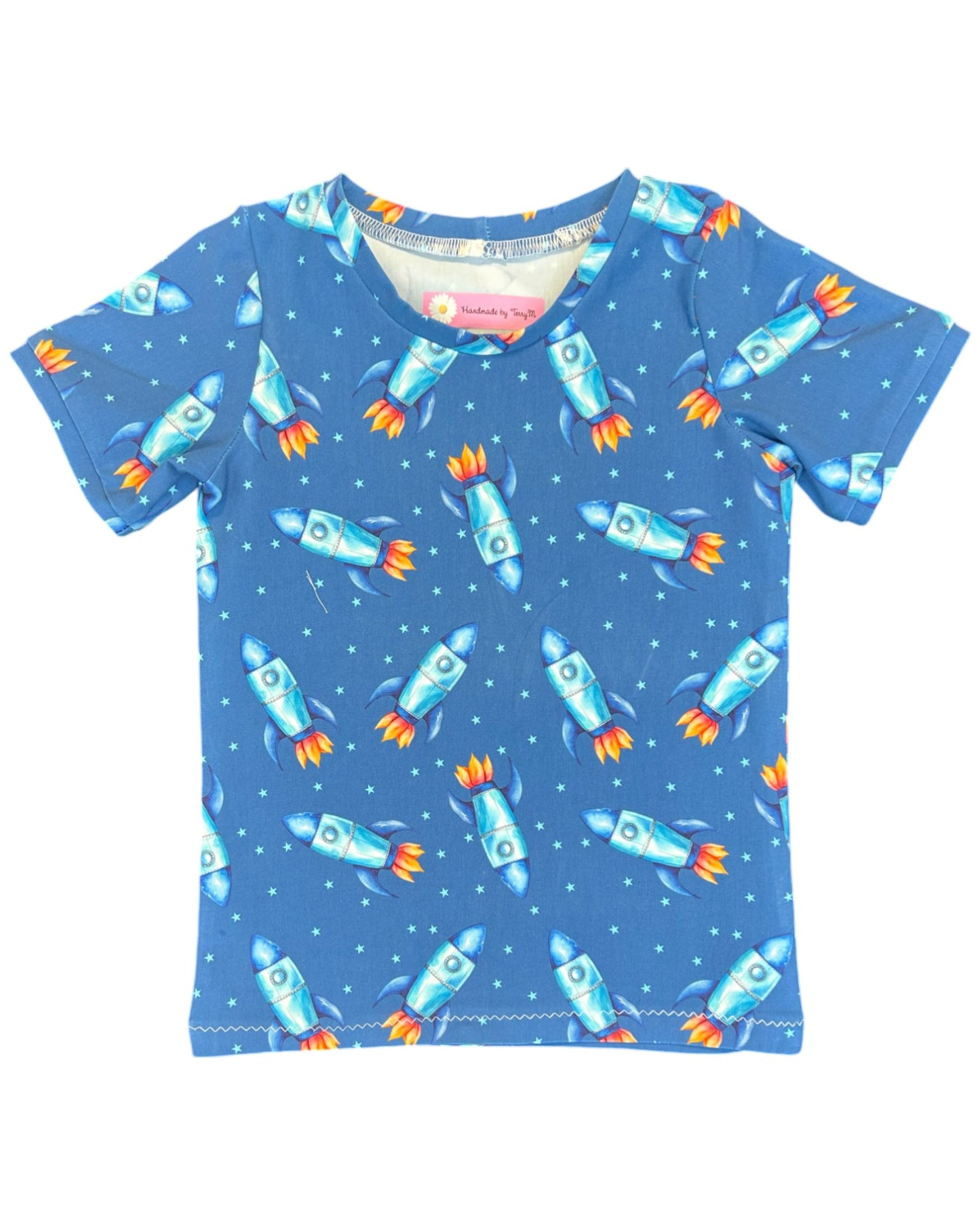 Rocket Ship T-Shirt & Shorts - Size 4