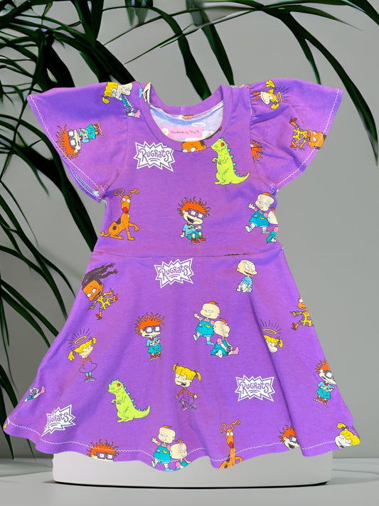 Cute Kids in Purple Dress - Size 2