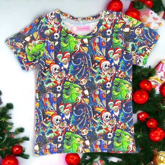 Scary Christmas T-Shirt - Size 5