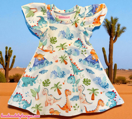 Dinosaur Dress - Size 1