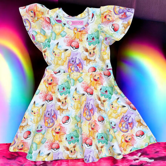 Pokemon Dress -  Size 4