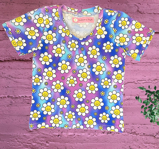 Smiling Daisies Tshirt - Size 1