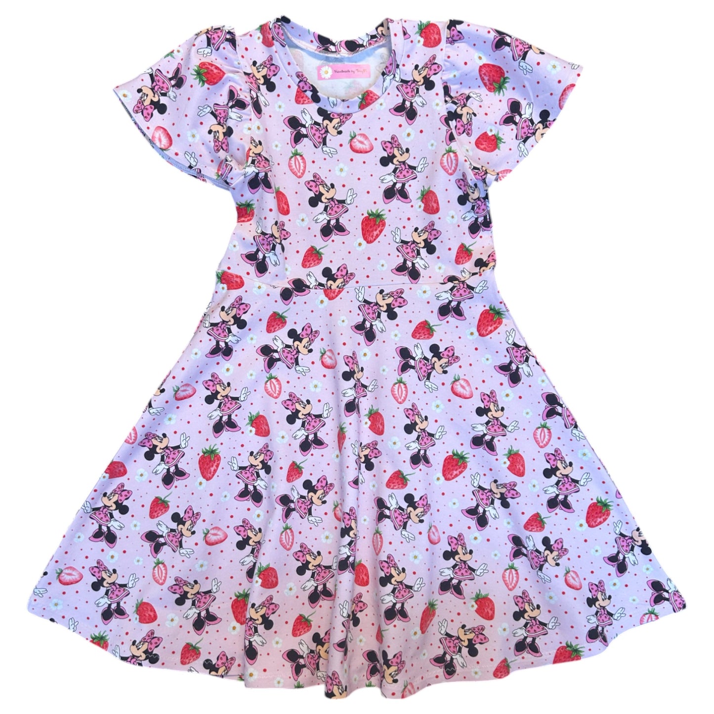 Strawberry Mouse Dress -Size 7