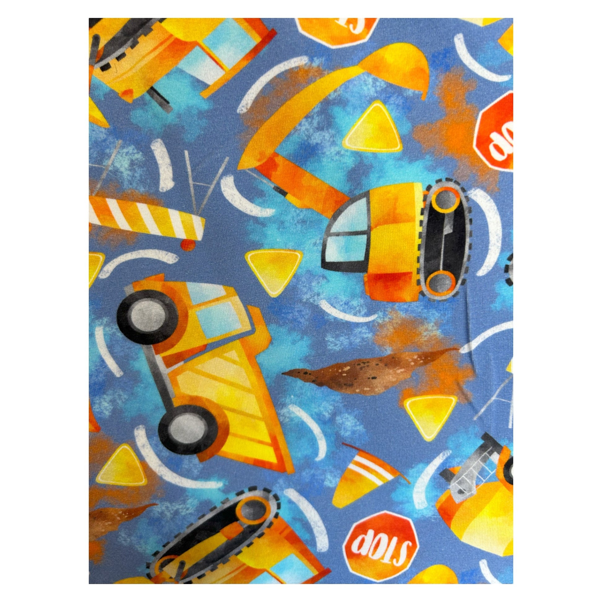 Construction kids outfit – size 3
Handmade builder T shirt and shorts set
